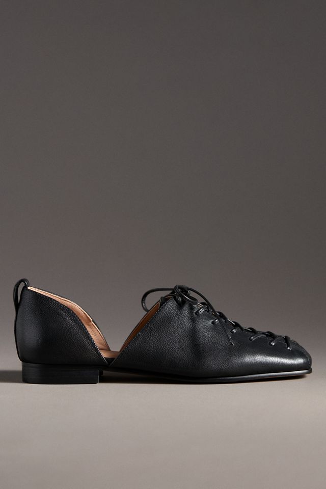 Silent D Palkie Lace-Front Flats #1