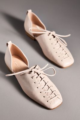Silent D Palkie Lace-Front Flats