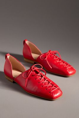 Silent D Palkie Lace-Front Flats