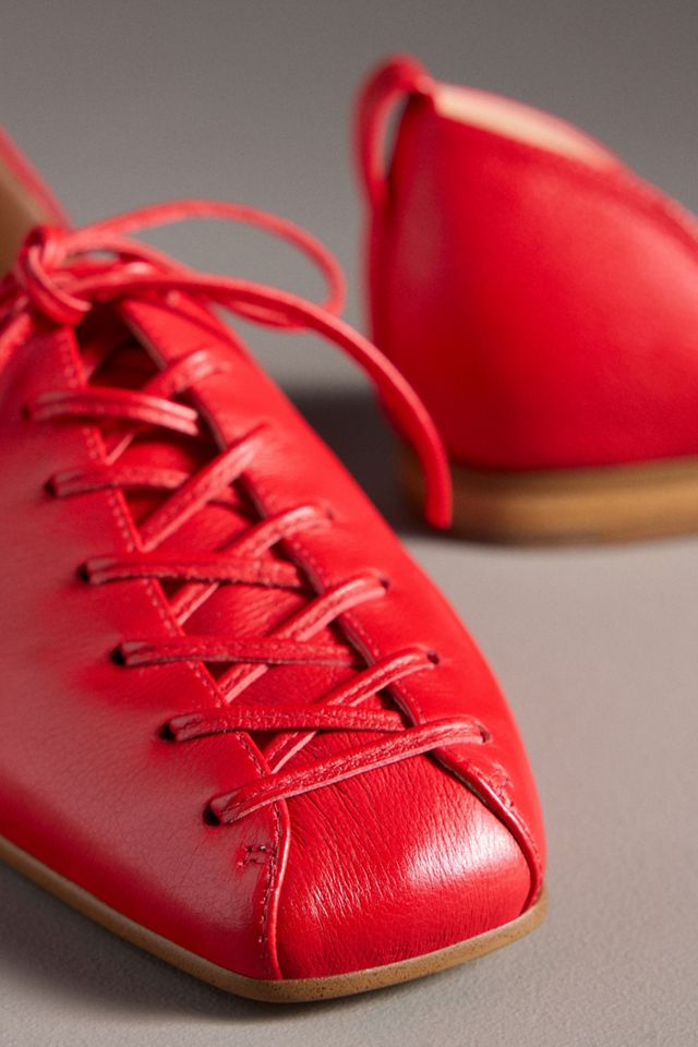 Silent D Palkie Lace-Front Flats #2