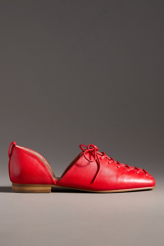 Silent D Palkie Lace-Front Flats #1