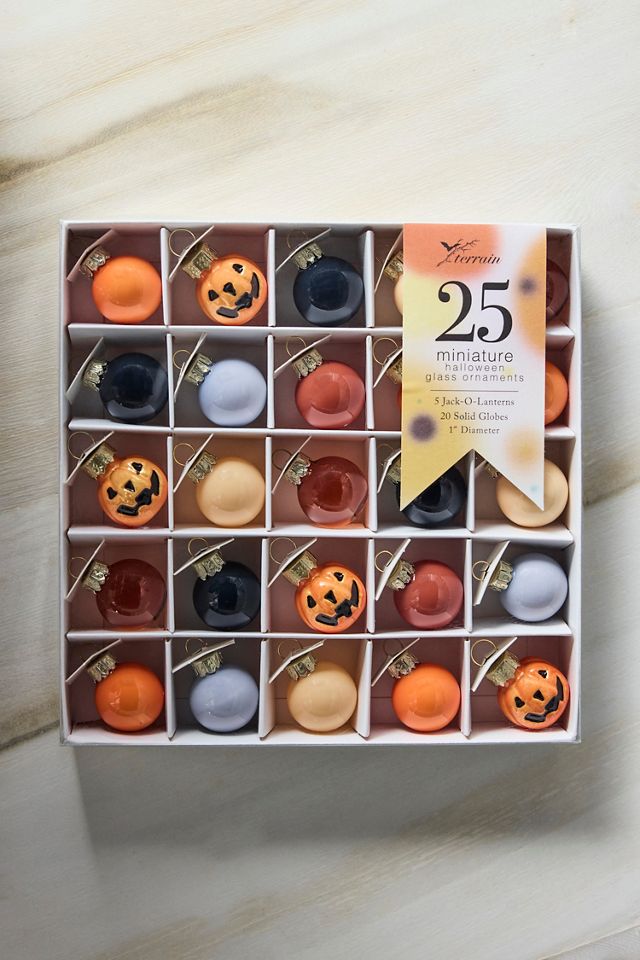 Mini Pumpkin Ornaments, Set of 25 #1