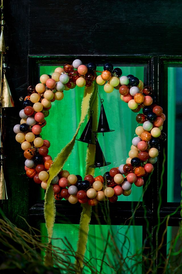 Mini Halloween Ornament Wreath #3