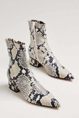 Silent D Short Kali Ankle Boots In Black