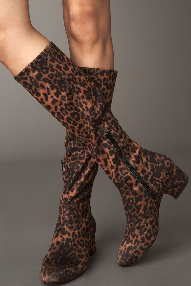 Silent D Block-Heel Knee-High Boots #1