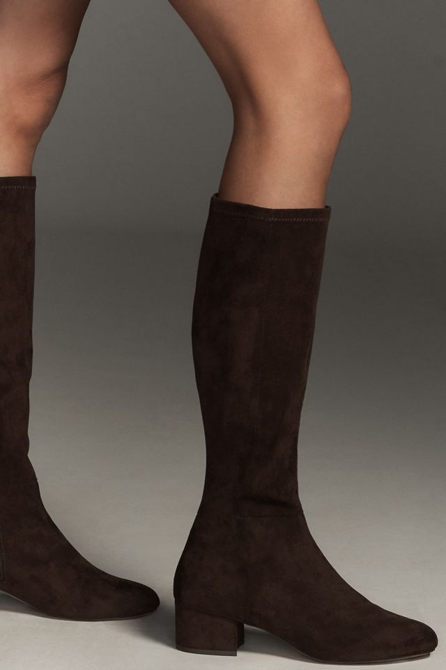 Silent D Block-Heel Knee-High Boots #1