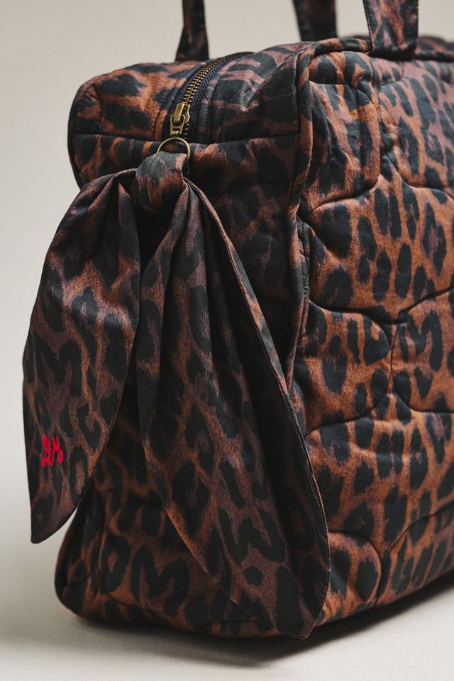 Damson Madder Quilted Leopard Tote #2
