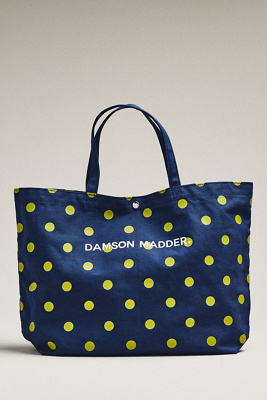 Damson Madder Vela Canvas Tote In Red