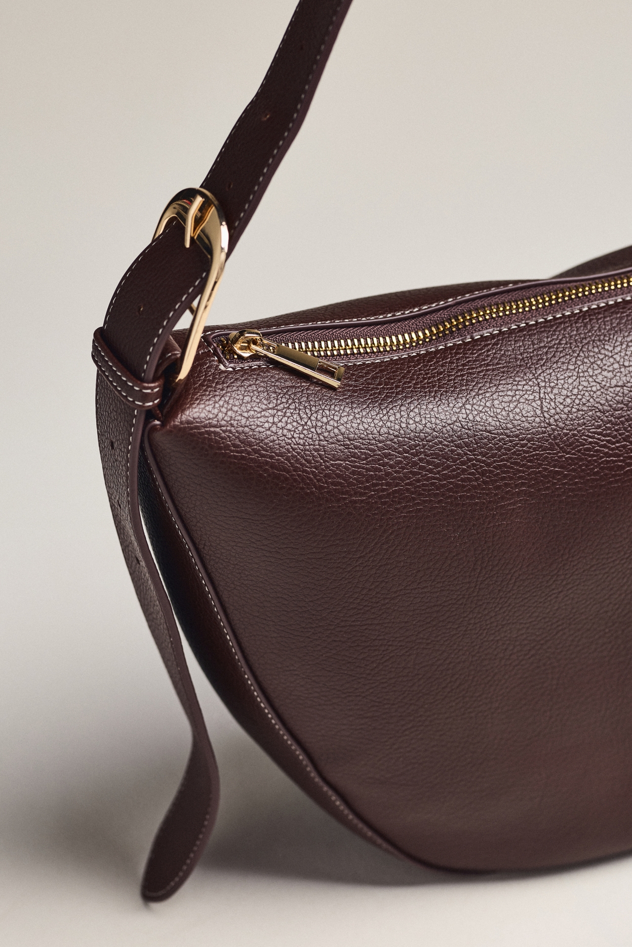 Polished Pebble Sling Bag