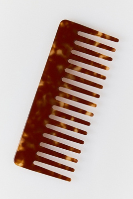 By Anthropologie Wide Tooth Comb In Brown