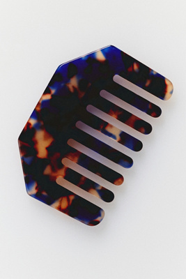 By Anthropologie Wide Tooth Mini Comb In Blue