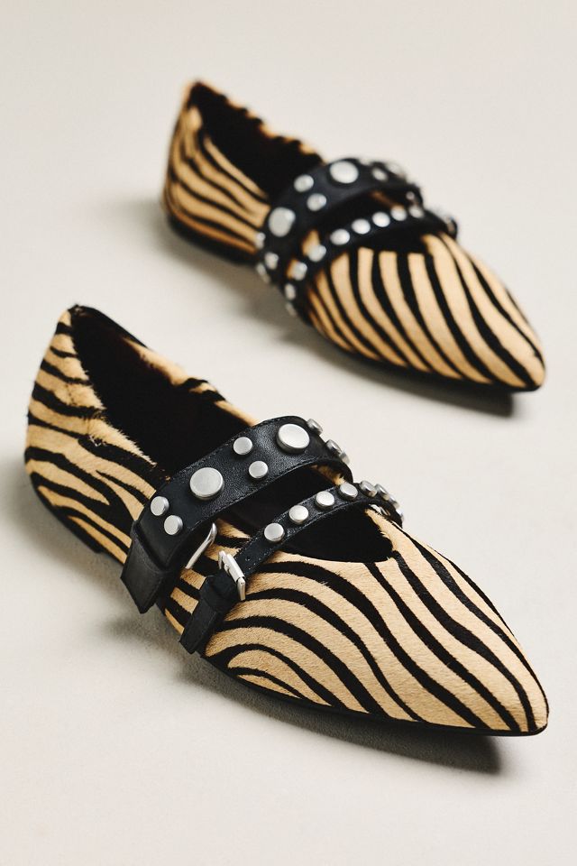 Ash Britnie Pointed-Toe Mary Jane Flats #1