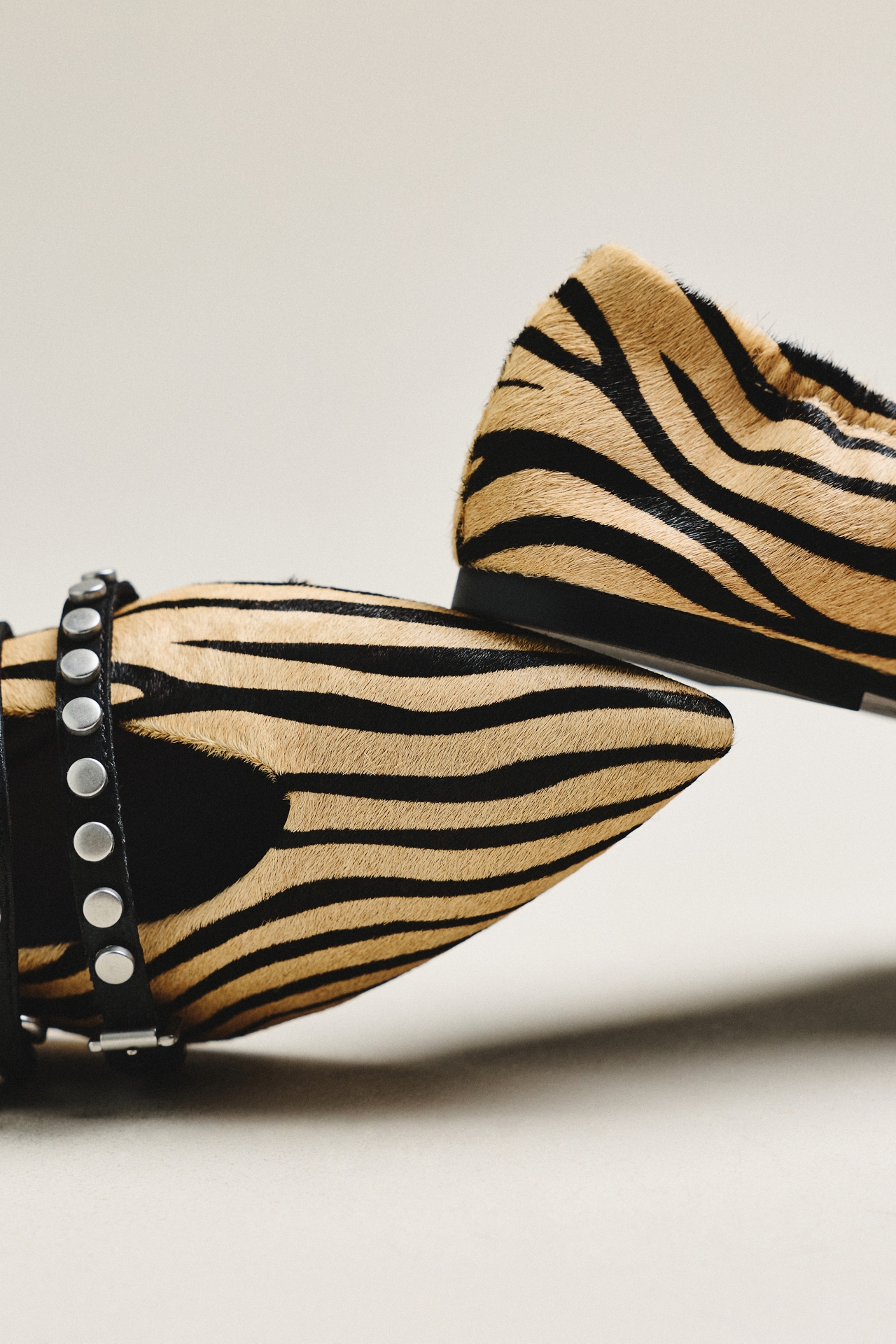 Ash Britnie Pointed-Toe Mary Jane Flats