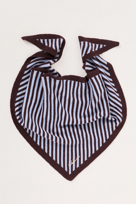 Tbco Stripe Triangle Wool Scarf In Multi