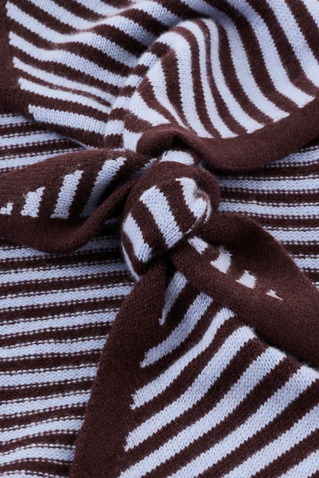 TBCo Stripe Triangle Wool Scarf #1