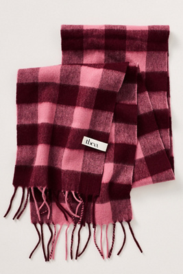 Tbco Lambswool Skinny Scarf In Multi