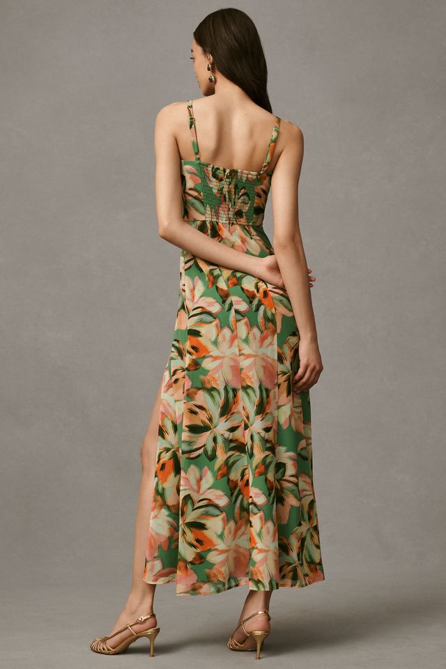 Hutch Mikayla Sleeveless V-Neck Side-Slit Maxi Dress #1