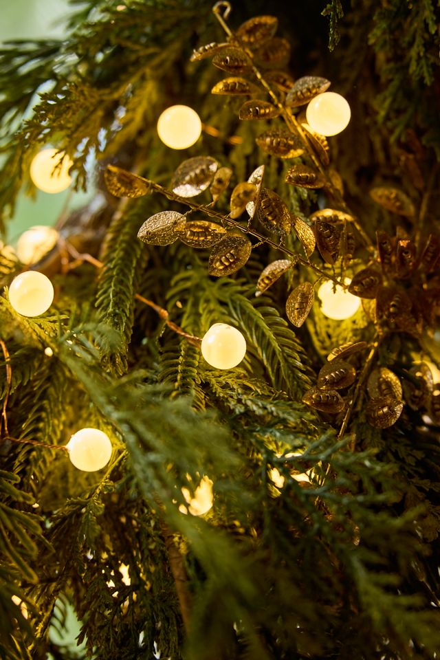 Faux Mixed Evergreen Wreath #1