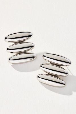 Luv Aj Milan Bead Stud Earrings