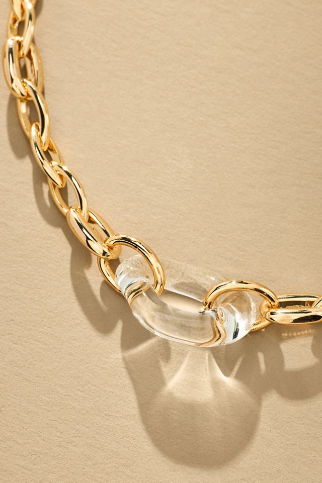 Chain Link Pendant Necklace #3