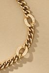 Pavé Crystal Curb Chain Necklace