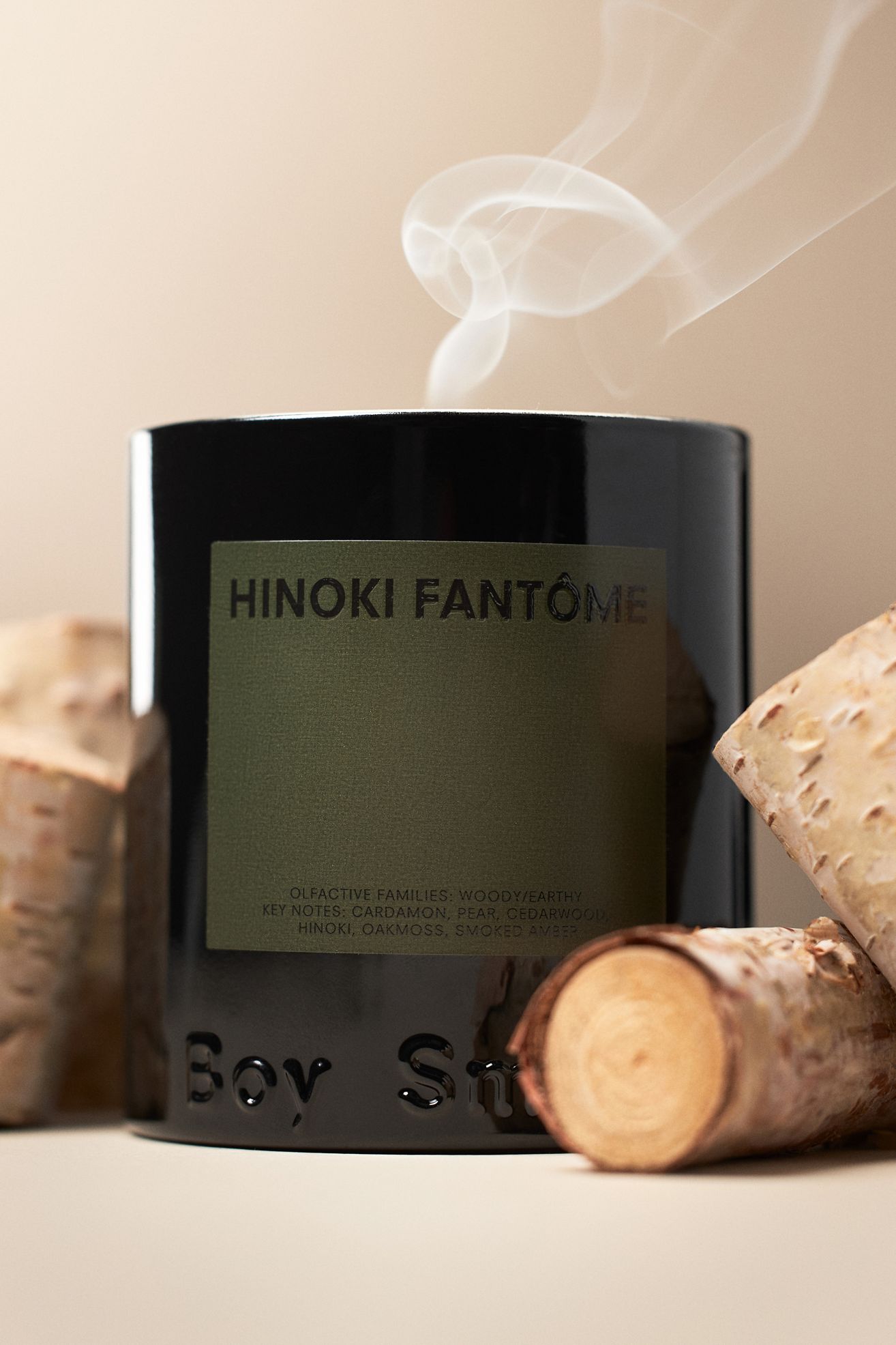 Boy Smells Hinoki Fantôme Boxed Glass Candle - Hinoki Fantôme, S