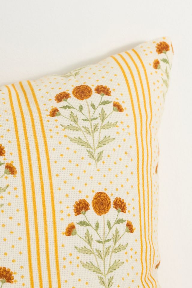 Mira Cotton Woven Printed Floral Pillow #2