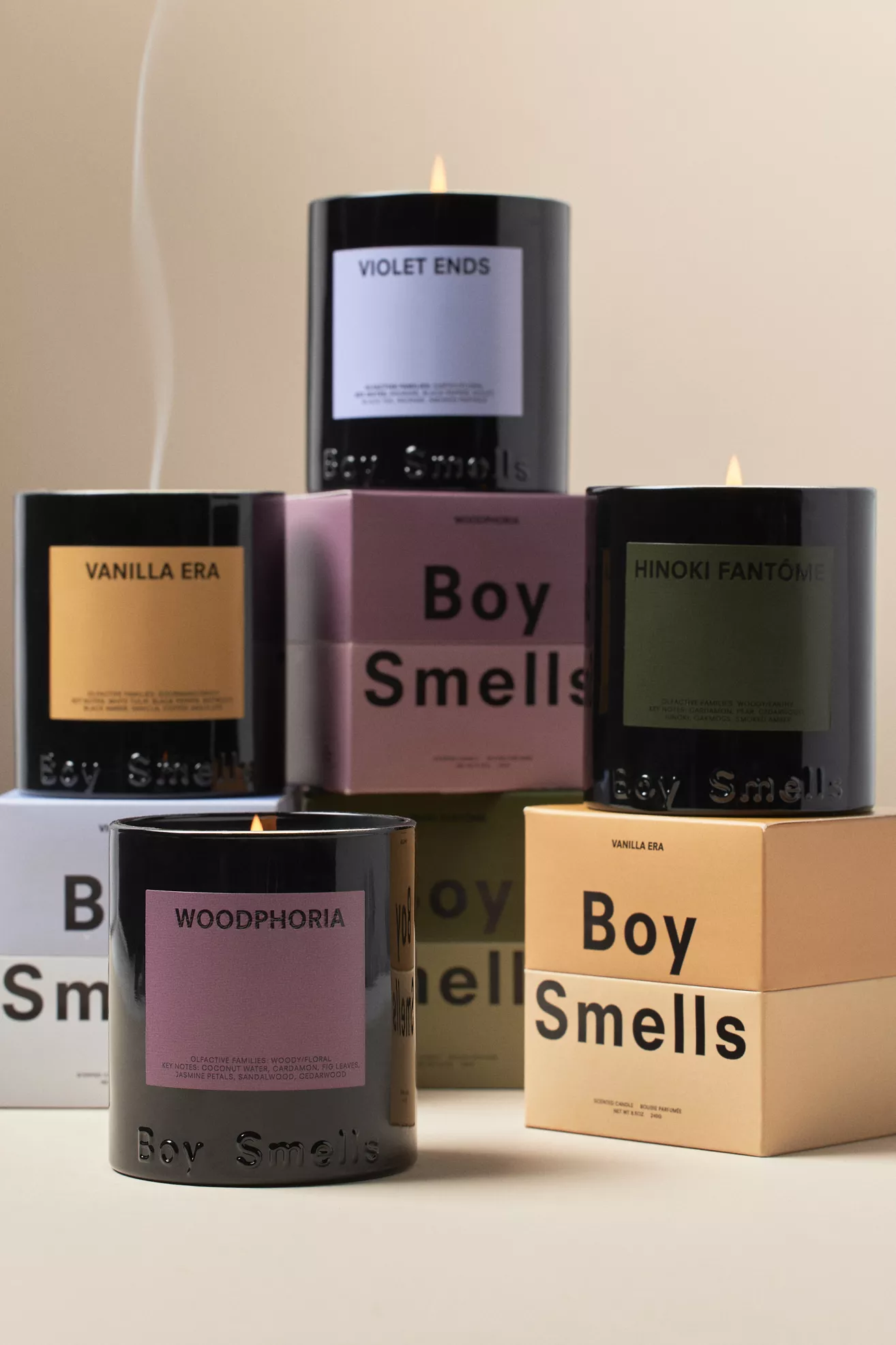 Boy Smells Vanilla Era Boxed Glass Candle - thumbnail 4