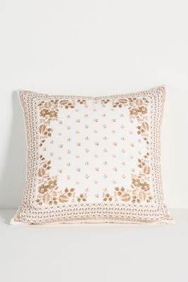 Bandana Cotton Canvas Printed Floral Pillow