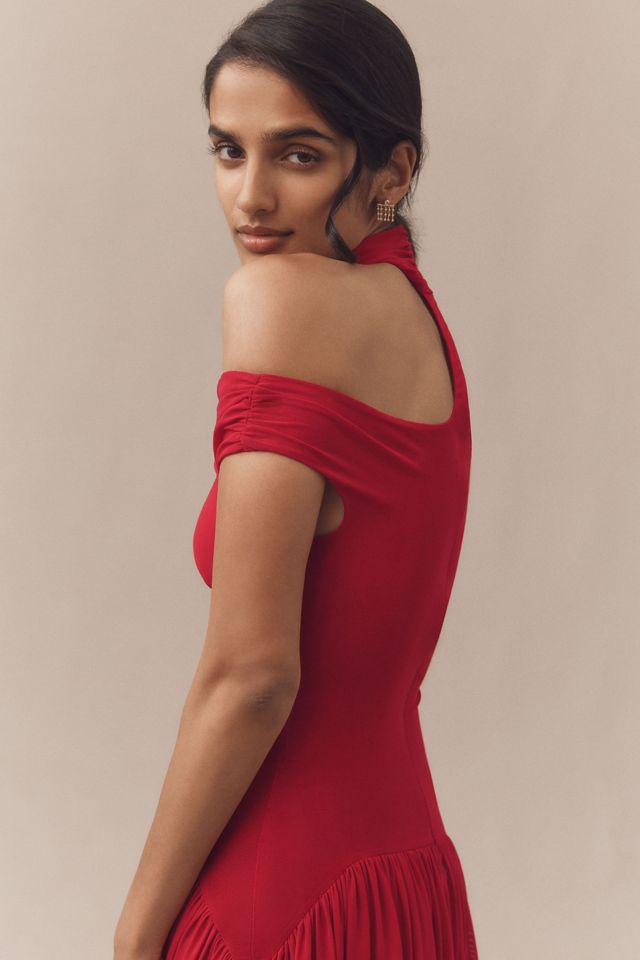 BEC + BRIDGE Deija Off-Shoulder Drop-Waist Maxi Dress #3