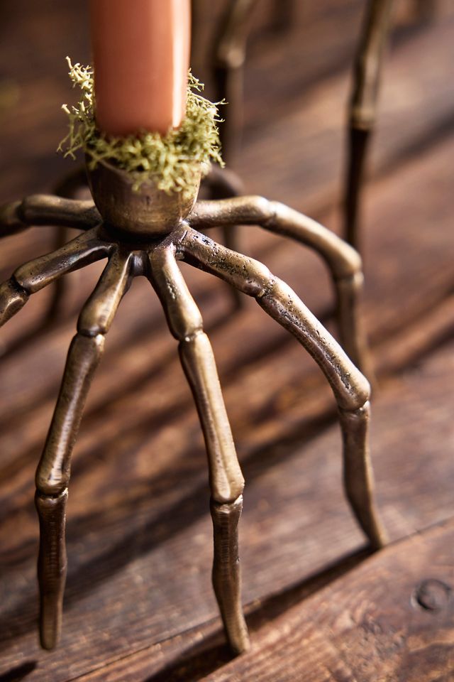 Bronze Spider Taper Holder #4