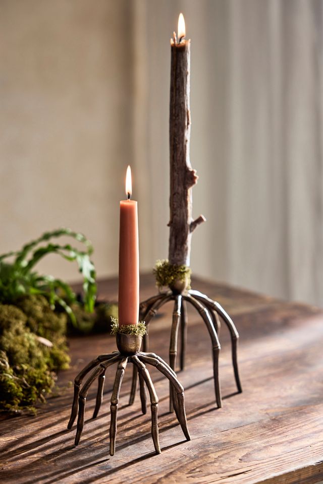 Bronze Spider Taper Holder #2