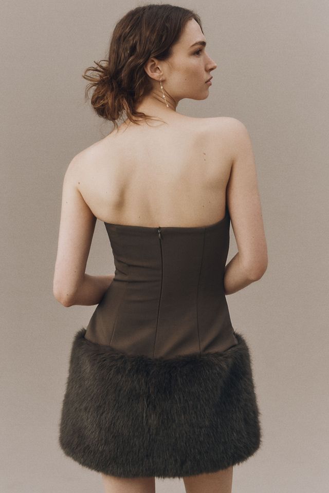 Delfi Collective Gia Strapless Sweetheart Mini Dress #3