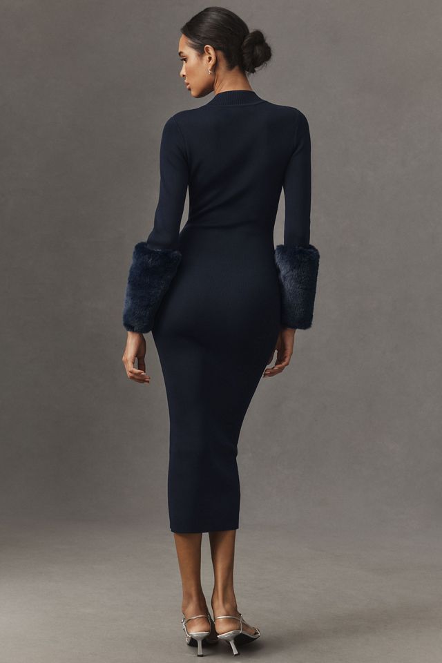 Delfi Collective Tabitha Long-Sleeve Midi Dress #1