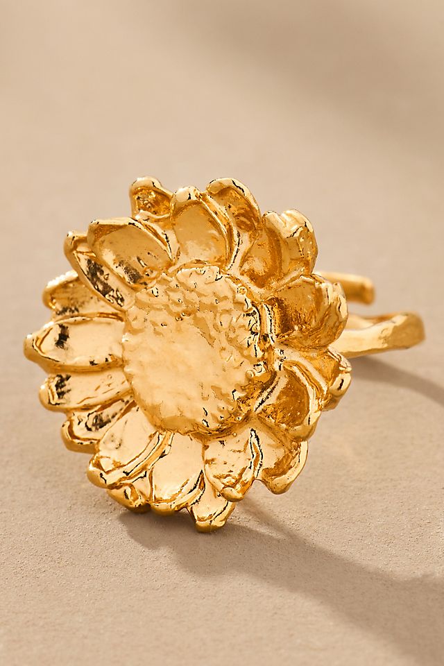 Elise Tsikis Flower Ring | Anthropologie Elise Tsikis Flower Ring | Anthropologie
