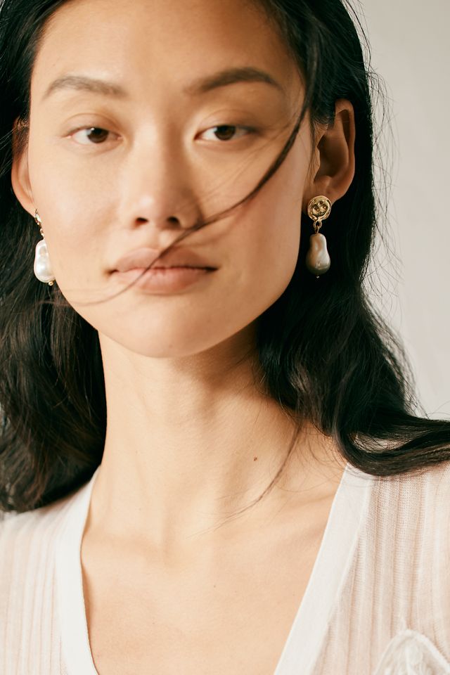 Pearl Drop Earrings #1