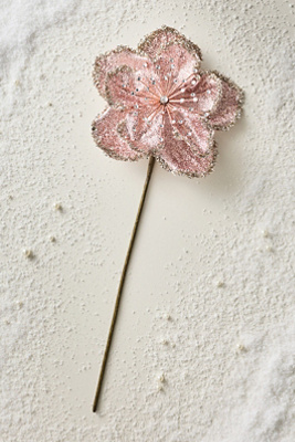 Anthropologie Celestial Flower Tree Pick In Pink