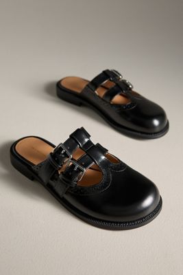 Intentionally Blank Varsity Brogue Mules