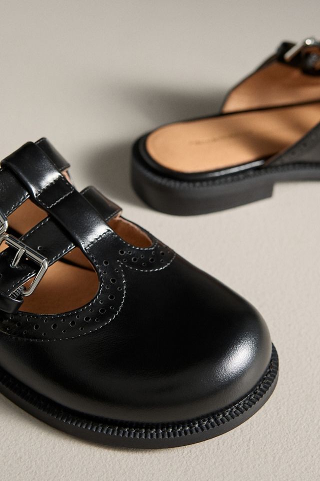 Intentionally Blank Varsity Brogue Mules #2