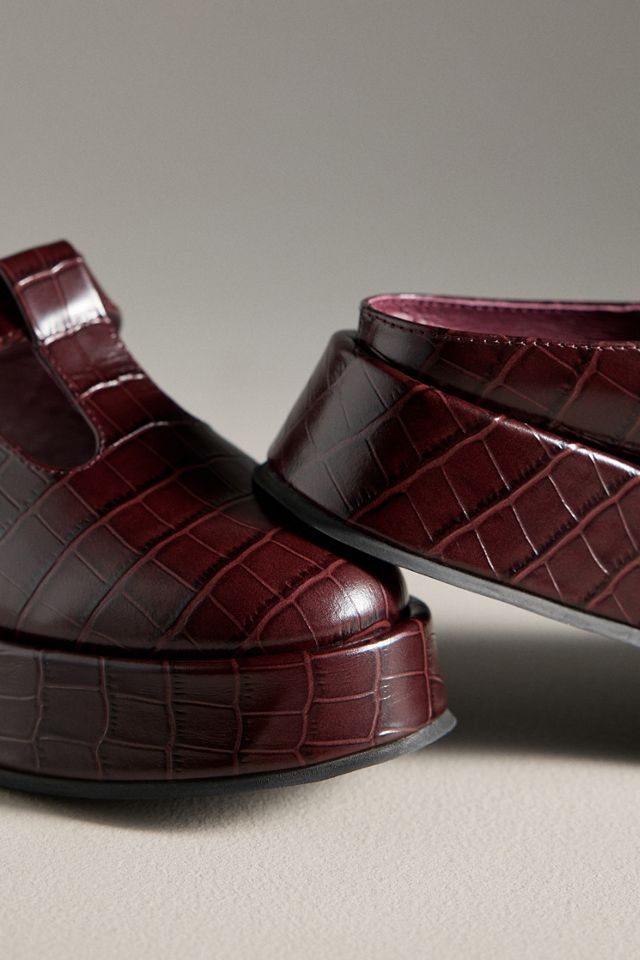 Intentionally Blank Platform Slip-On Mary Janes #2
