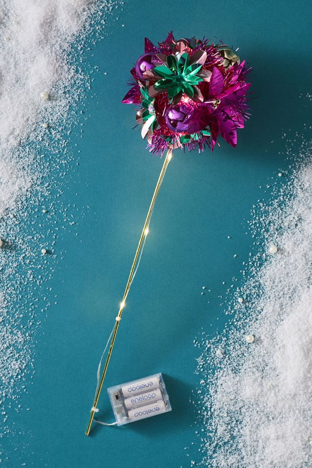 Light-Up Tinsel Tree Pick  #2