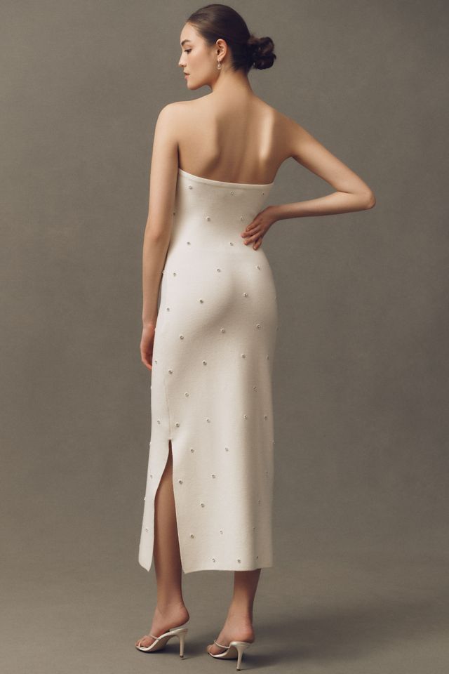 Endless Rose Strapless Pearl Midi Dress  #2