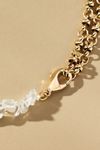 Half Rock Crystal Chain Necklace