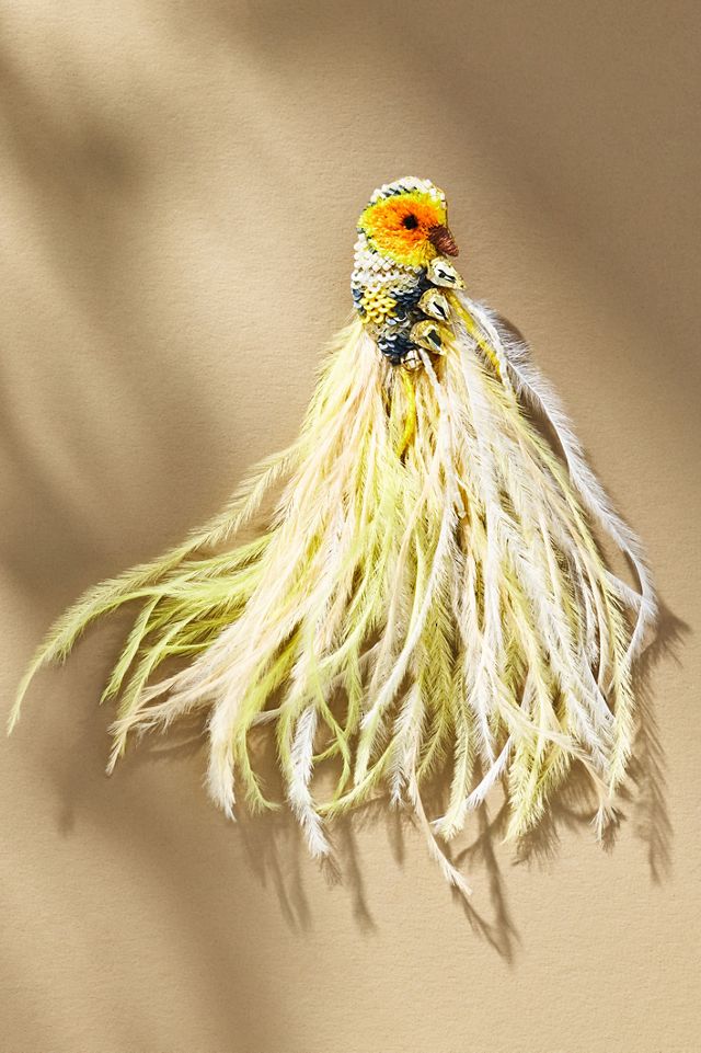 Mignonne Gavigan Amarillo Bird Drop Earrings #1