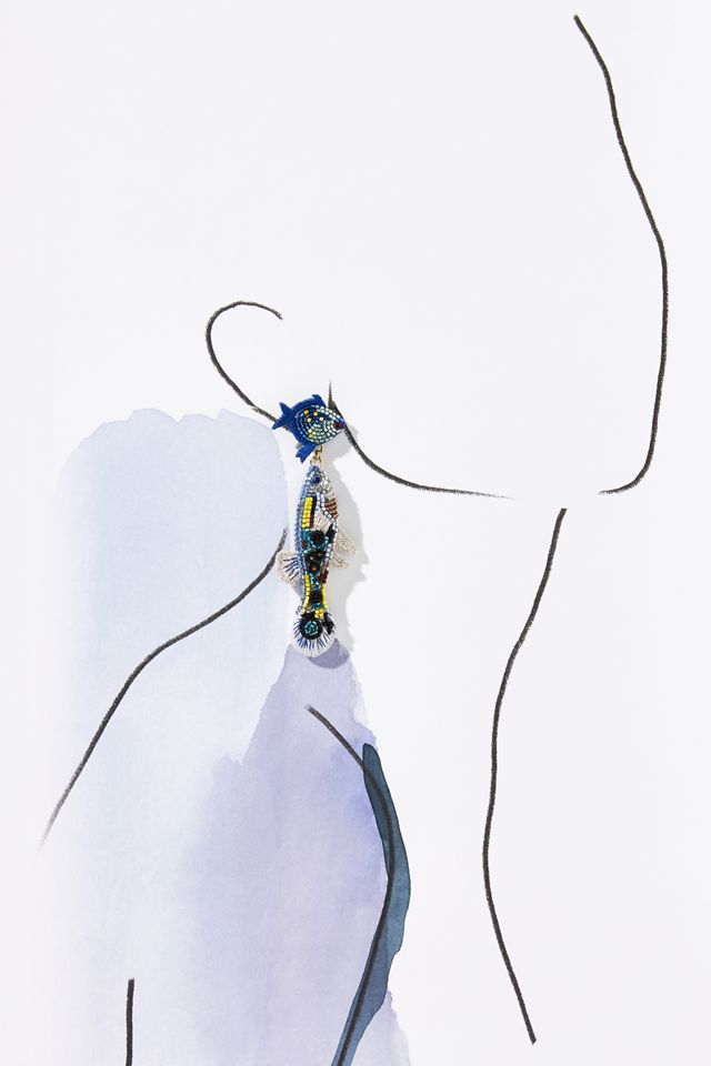Mignonne Gavigan Pececito Drop Earrings #2