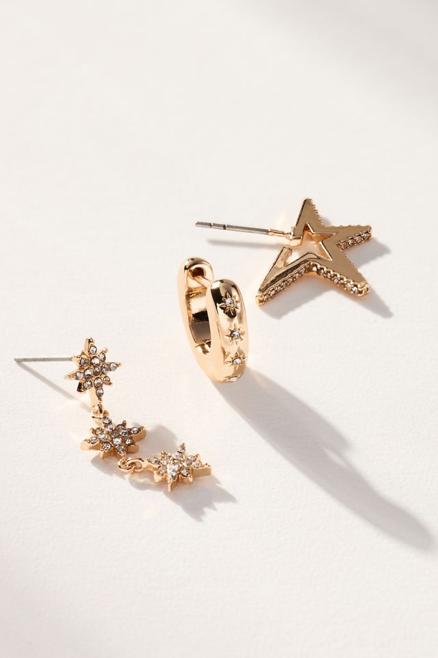 BaubleBar Luna Earrings, Set of 3 #1