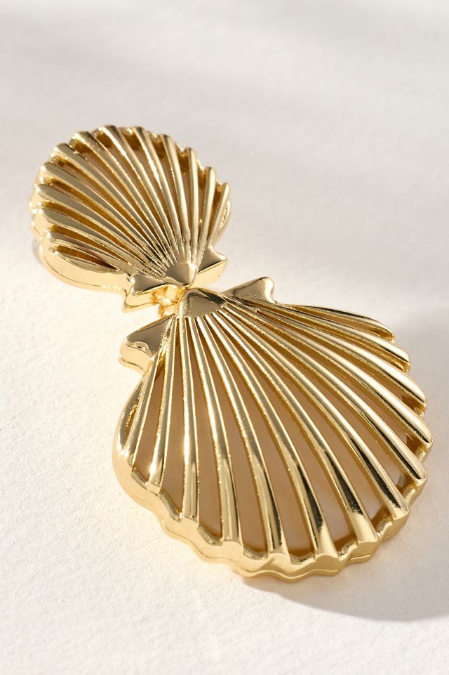 BaubleBar Marni Seashell Drop Earrings #1