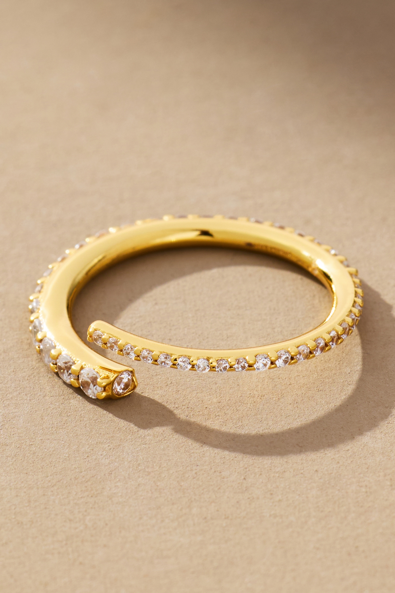 BaubleBar Nicole Pavé Wrap Ring