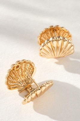 Baublebar Sandy Shell Earrings, Set Of 2 In Gold
