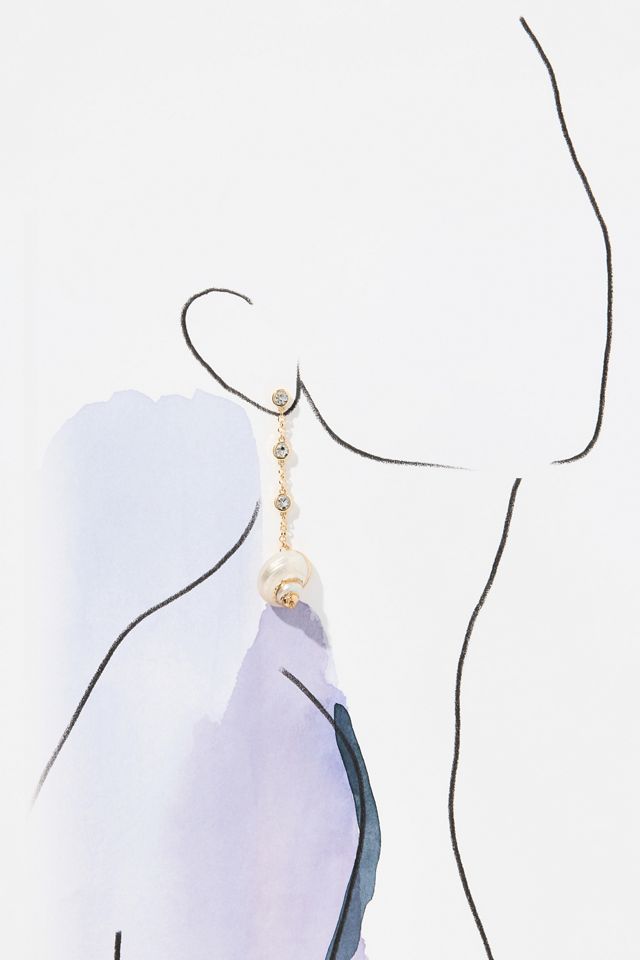 BaubleBar Marina Shell Drop Earrings #2